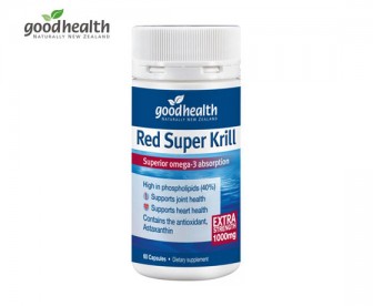 Good Health 好健康 红色超级磷虾油1000mg 60粒 Good Health 好健康 红色超级磷虾油1000mg 60粒